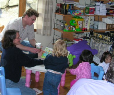 Mia with Karen, Steve, Isabella, and Anna