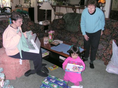 Mia with Mom and Grand Mom