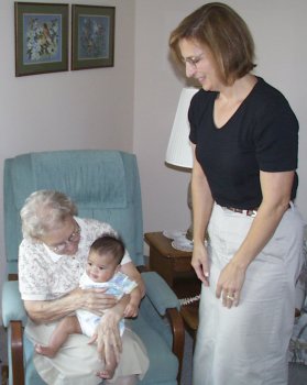 Mia and Gram and Aunt Claudia