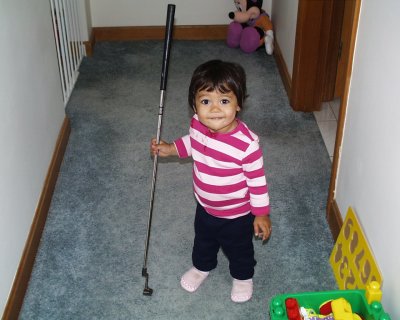 Mia and Dad's Putter