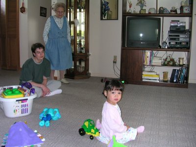 Mia with Mom and Great Grandmom