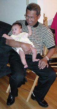 Mia and Grandpa Umali