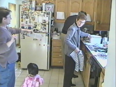 Mia, Mom, and Grandmom (and Larry)